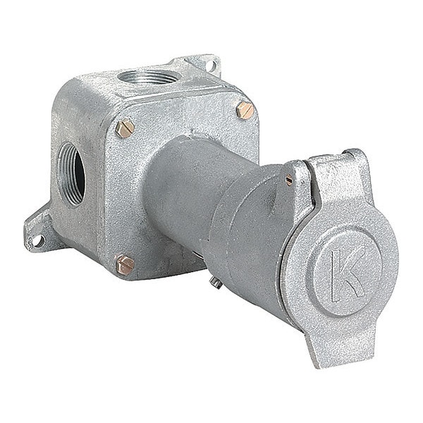 3W 4P 60A Hazardous Pin & Sleeve Receptacle 115/230VAC