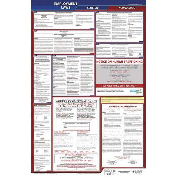 LaborLaw Poster, Fed/STA, NM, ENG, 40Wx26inH