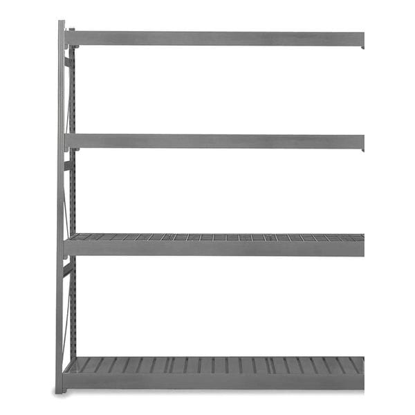 Add-On Bulk Storage Rack, 30 in D, 72 in W, 4 Shelves, Putty