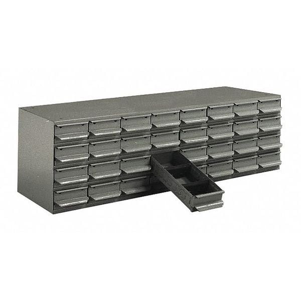 Compartment Organizer with 32 Drawers, 34-1/8 in W x 10-5/8 in H x