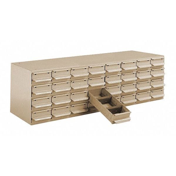 Compartment Organizer with 32 Drawers, 34-1/8 in W x 10-5/8 in H x