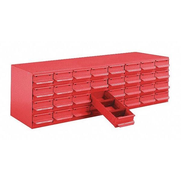 Compartment Organizer with 32 Drawers, 34-1/8 in W x 10-5/8 in H x