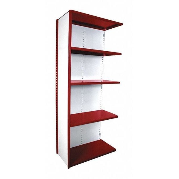 VGrip ShelveClsd Add 7Hx2Dx4W-w7 shl, RD, Width: 48"
