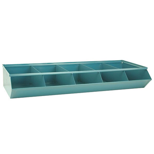 Steel Sectional Stacking Bin, 6 in D x 15 1/2 in H x 7 1/2 in W, 1 Shelves, Gray