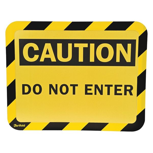Sign Holder, Adhesive, Do Not Enter, PK2