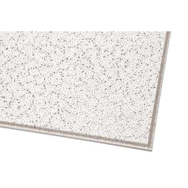 Cortega Ceiling Tile, 24 in W x 24 in L, Angled Tegular, 15/16 in Grid Size, 12 PK