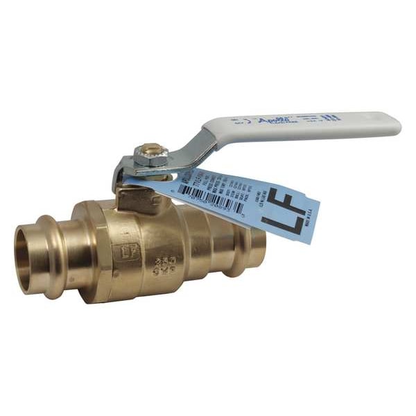 1" Press Brass Ball Valve Inline
