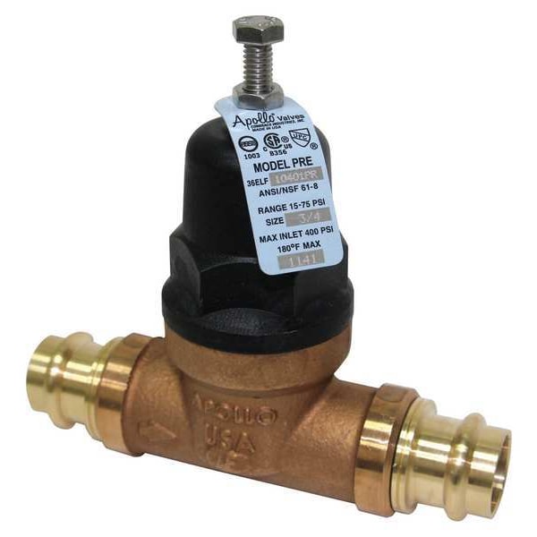 Water Pressure Reducing Valve, 1 In.