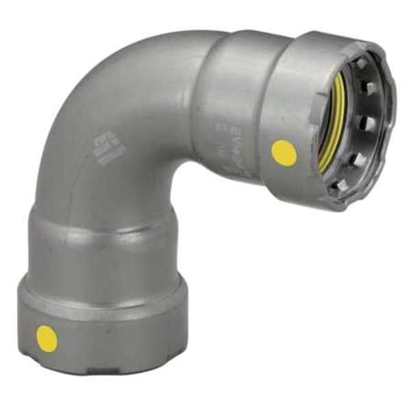 Viega MegaPressG 90 elbow, 2" x 2"