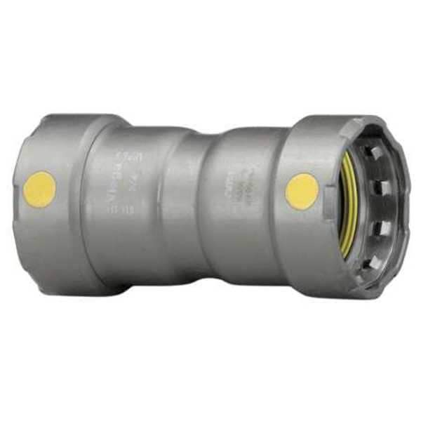Viega MegaPressG coupling With stop, 1" x 1"