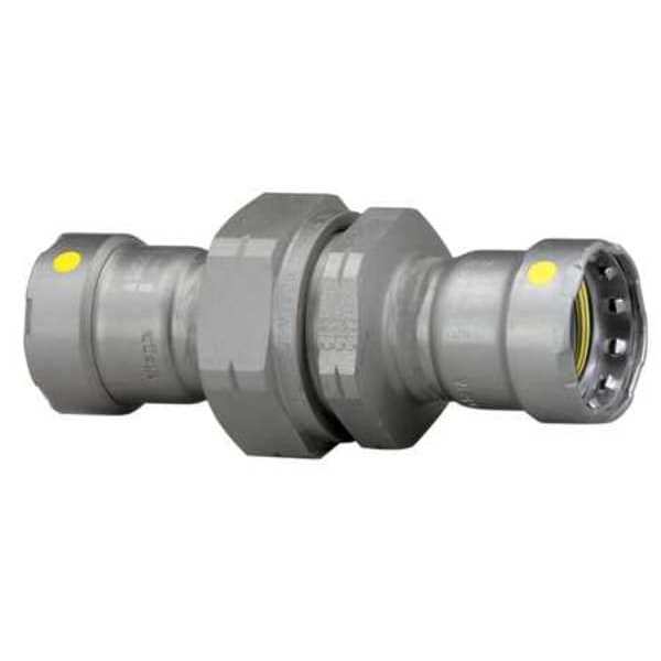 Viega MegaPressG union, 1-1/2" x 1-1/2"