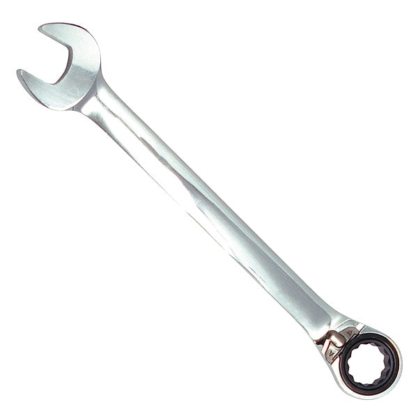 Ratcheting Wrench, Head Size 7/16 in.