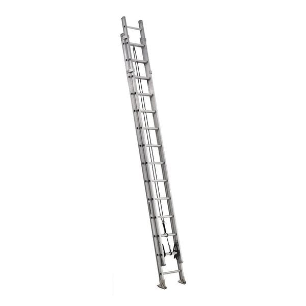28 ft Aluminum Extension Ladder, 375 lb Load Capacity