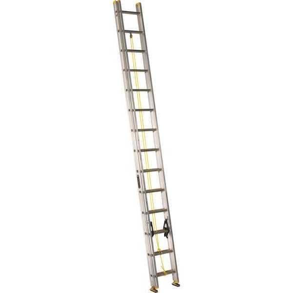 28 ft Aluminum Extension Ladder, 250 lb Load Capacity