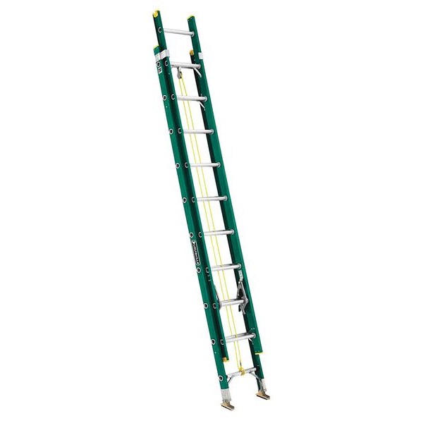 20 ft Fiberglass Extension Ladder, 225 lb Load Capacity