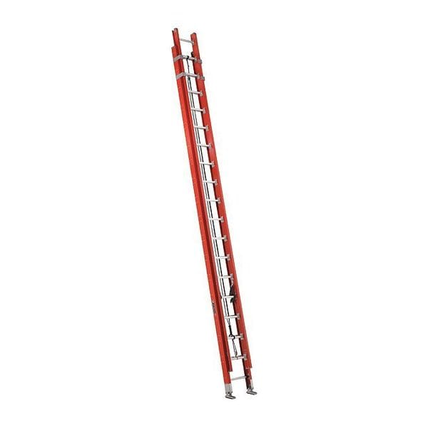 36 ft Fiberglass Extension Ladder, 300 lb Load Capacity