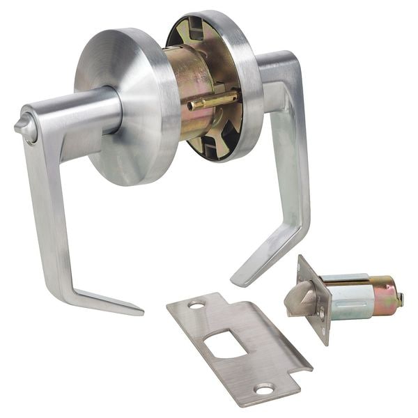 Lever Lockset, Mechanical, Entrance, Grd. 2