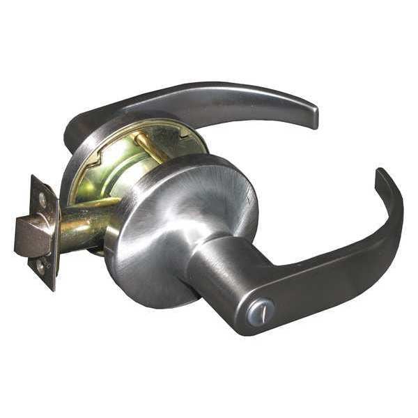 Lever Lockset, Mechanical, Privacy, Grd. 1
