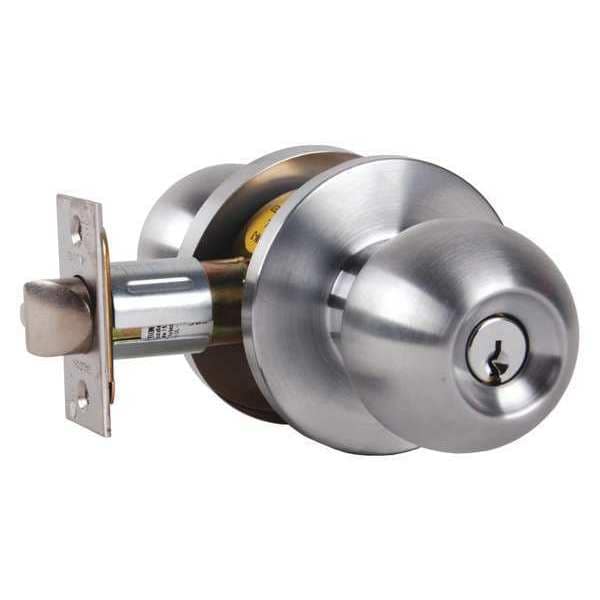 Knob Lockset, Mechanical, Classroom, Grd. 2
