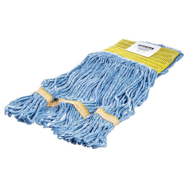 Looped-End Wet Mop, Blue, PK12, 369442B14