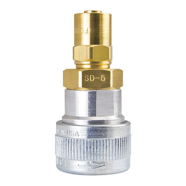 Socket, Schrdr Std, Al Body, Steel Slv, 1/2"