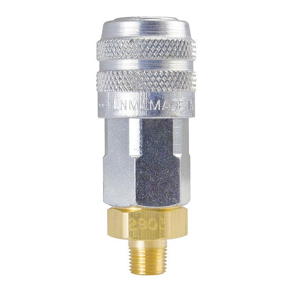 Socket, Lincoln LN, Brass/Steel, 1/4"