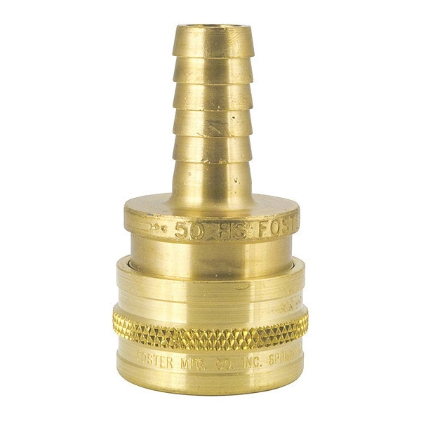 Sockets, Straight-Thru, Brass, 1/2"