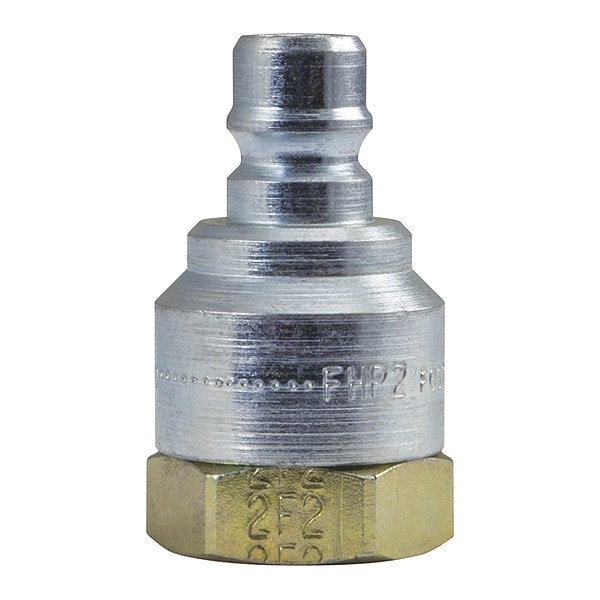 Plug, Intrchng, Snap-Tite H Srs, Brass, 1/2"