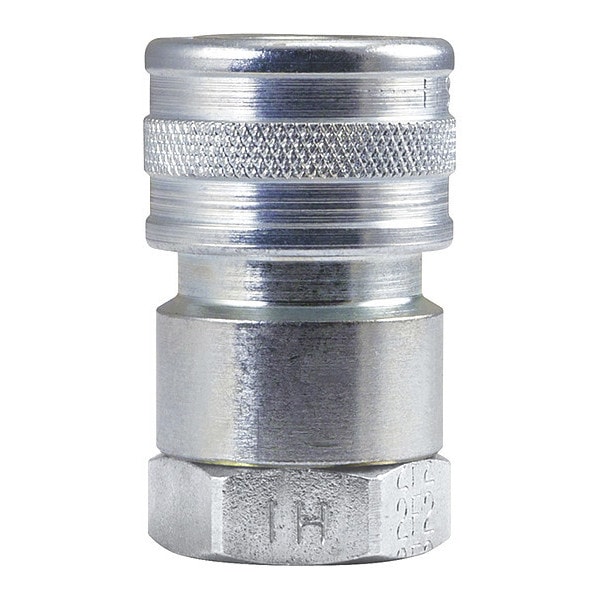 Sockets, Valved, 1Way, Snap-Tite, Steel, 1/8"