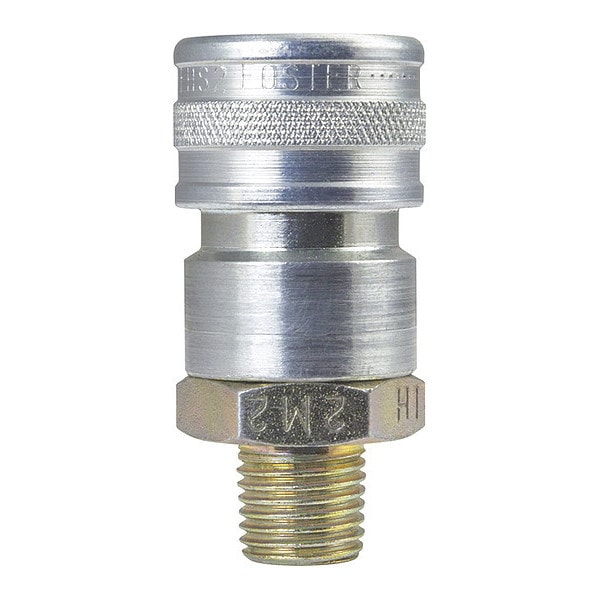 Sockets, Valved, 1Way, Snap-Tite, Steel, 1/8"