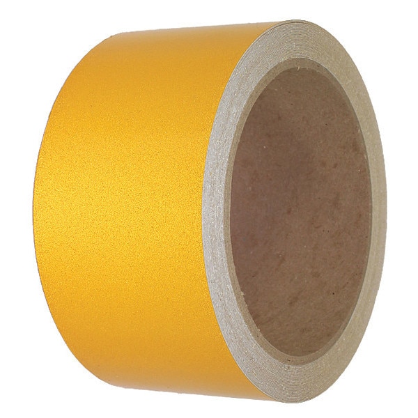 Reflective Floor Tape, 2" x 30 ft., Yellow