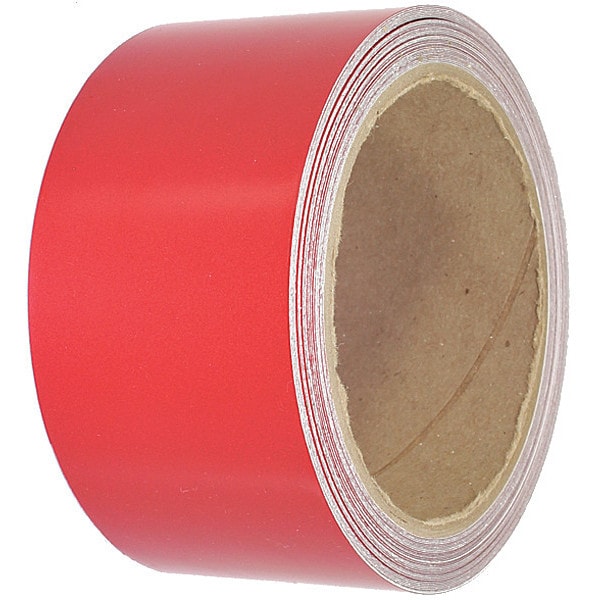 Reflective Floor Tape, 2" x 30 ft., Red
