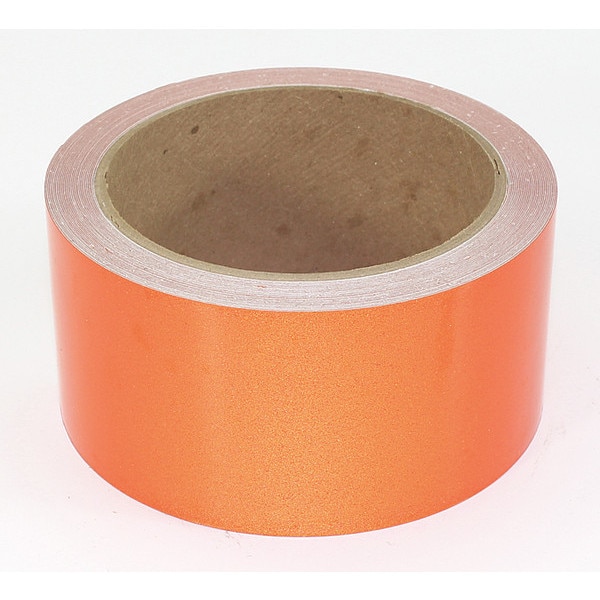 Reflective Floor Tape, 2" x 30 ft., Orange
