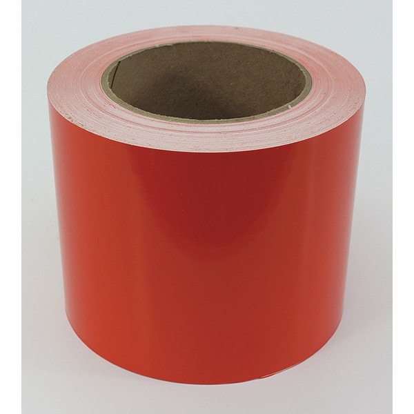 Floor Marking Tape Indust, 4"x100', Orange
