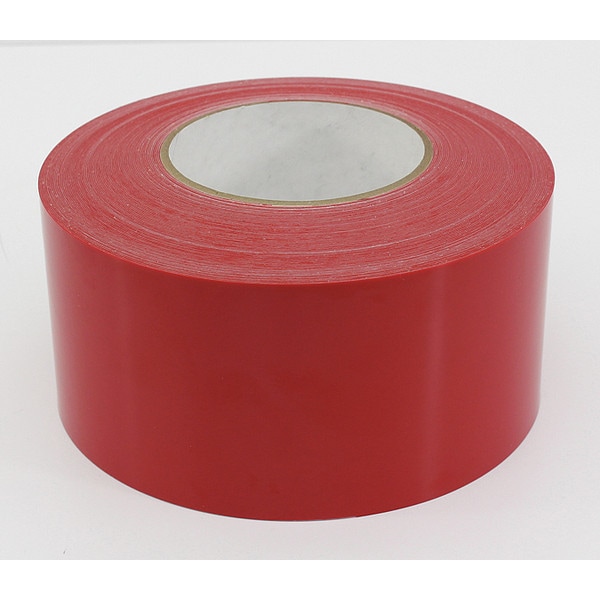 Floor Marking Tape HP, 3"x100', Red
