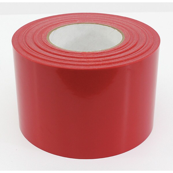 Floor Marking Tape HP, 4"x100', Red