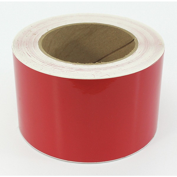Floor Marking Tape Indust, 3"x100', Red