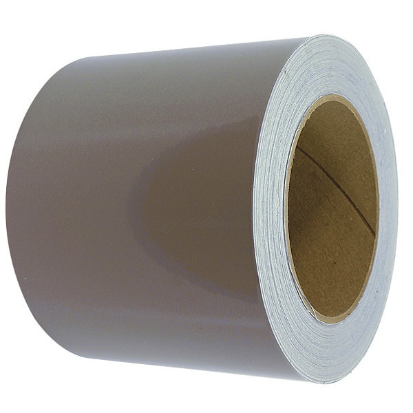 Floor Marking Tape Indust, 4"x100', Brown