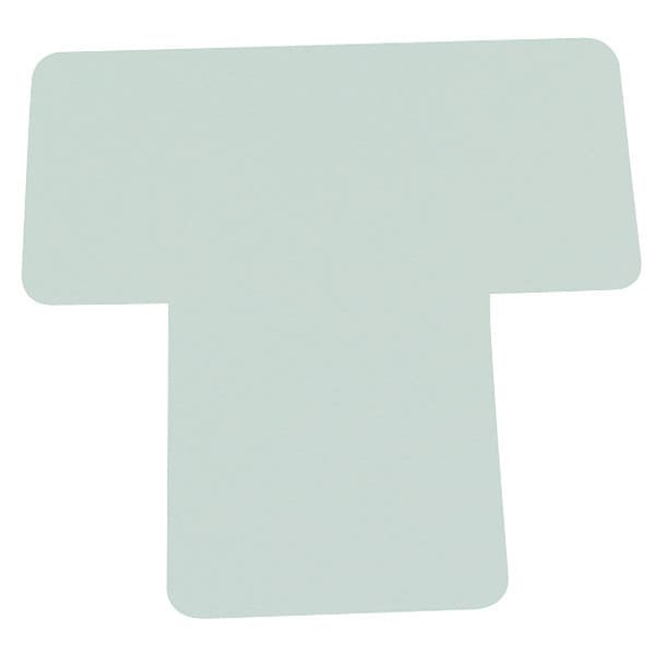T Symbol, 6", White, PK20