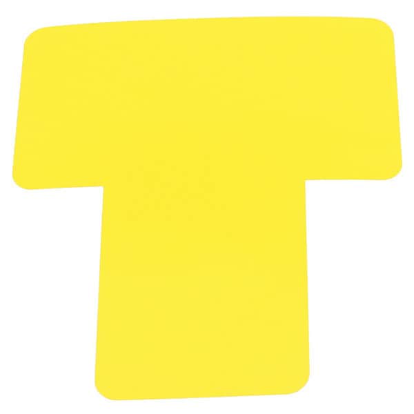 T Symbol, 6", Yellow, PK20