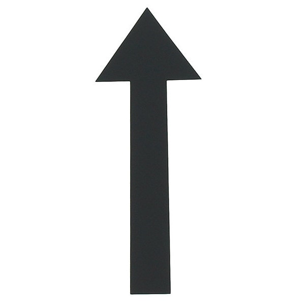 Arrow Symbol, 6", Black, PK20
