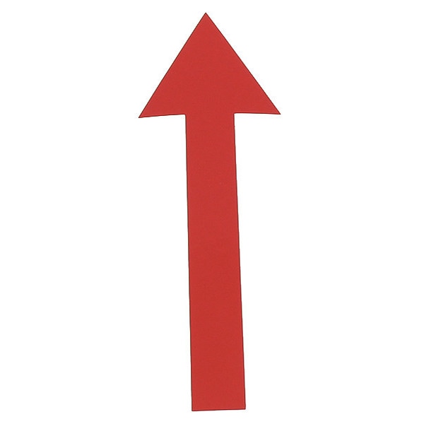 Arrow Symbol, 6", Red, PK20