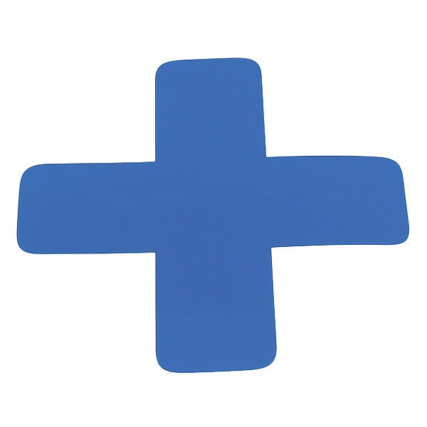 X Symbol, 6", Blue, PK20