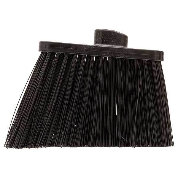 Hvy-Duty Angle Broom Head, 12", Blk, PK12
