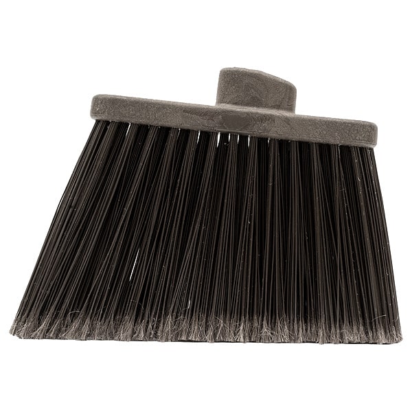 Med-Duty Angle Broom Head, 12", Brn, PK12