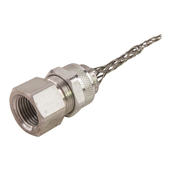 Cord Grip, Int Thr, 1-1/4 1.0-1.125, Mesh