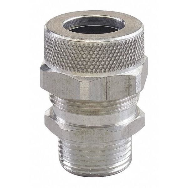 Cord Grip, Alum, 1-1/4" NPT, 1.00-1.125