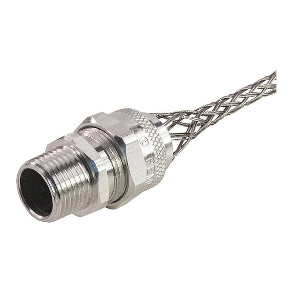 Cord Grip, Alum, 1-1/4 1.125-1.250, Mesh