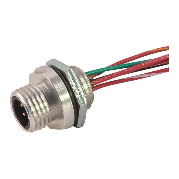 Receptacle, Dual Key, M, 3 Pole, 1, 1/4" NPT