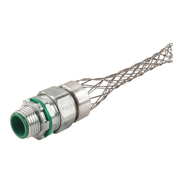LiquaSeal Conn, 1-1/2", Zn Pltd Steel Meh